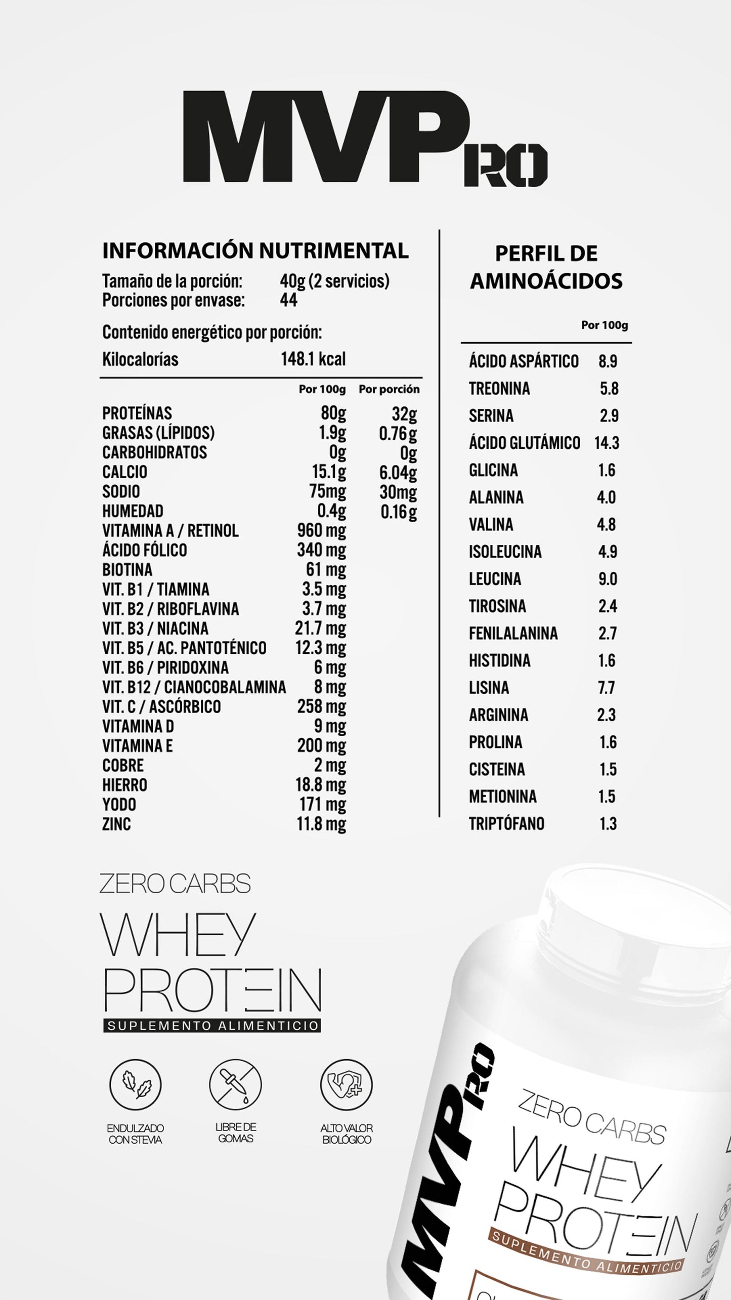 MVPro - Proteína en Polvo